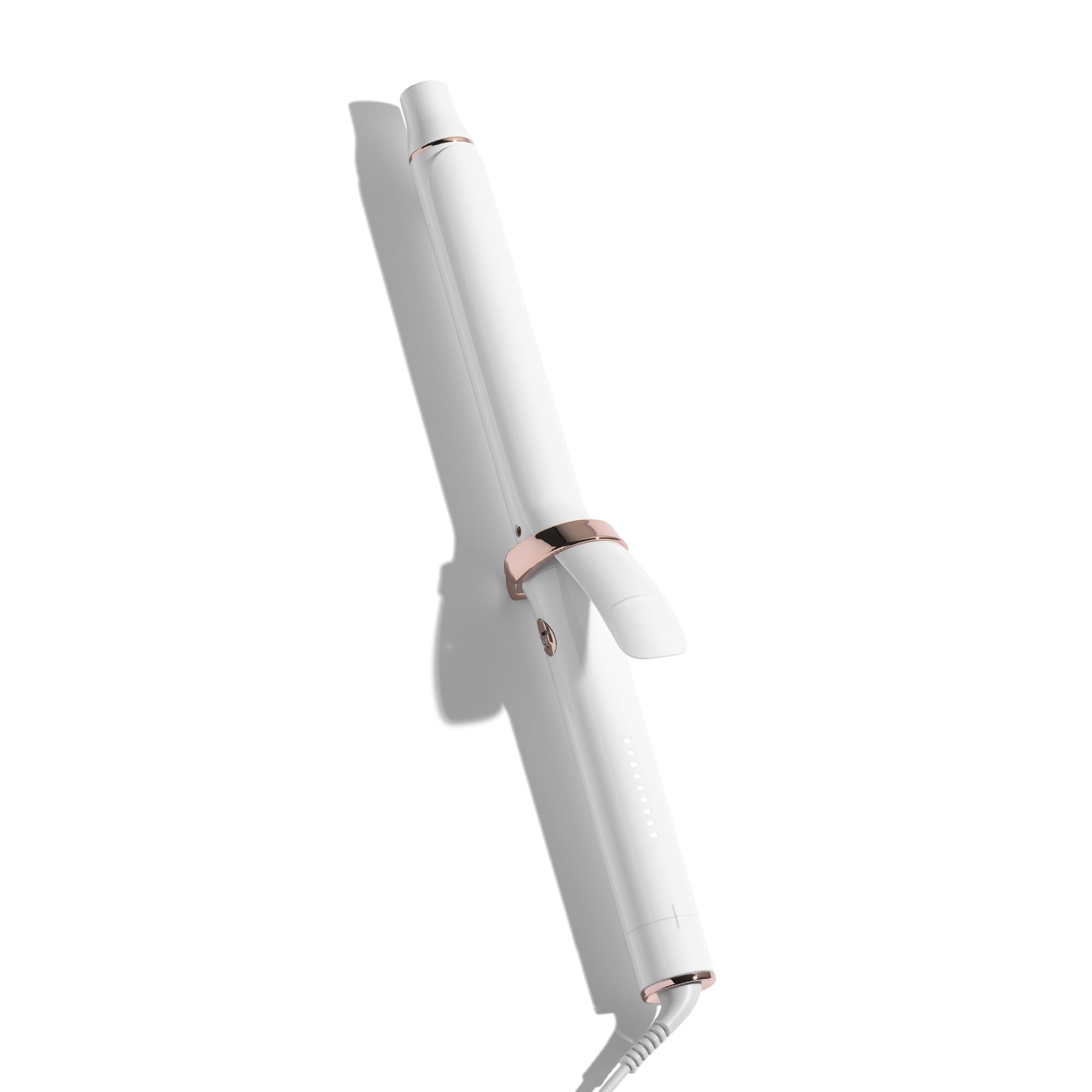 T3 SinglePass Curl X with a 1-inch barrel for defined, smooth curls.