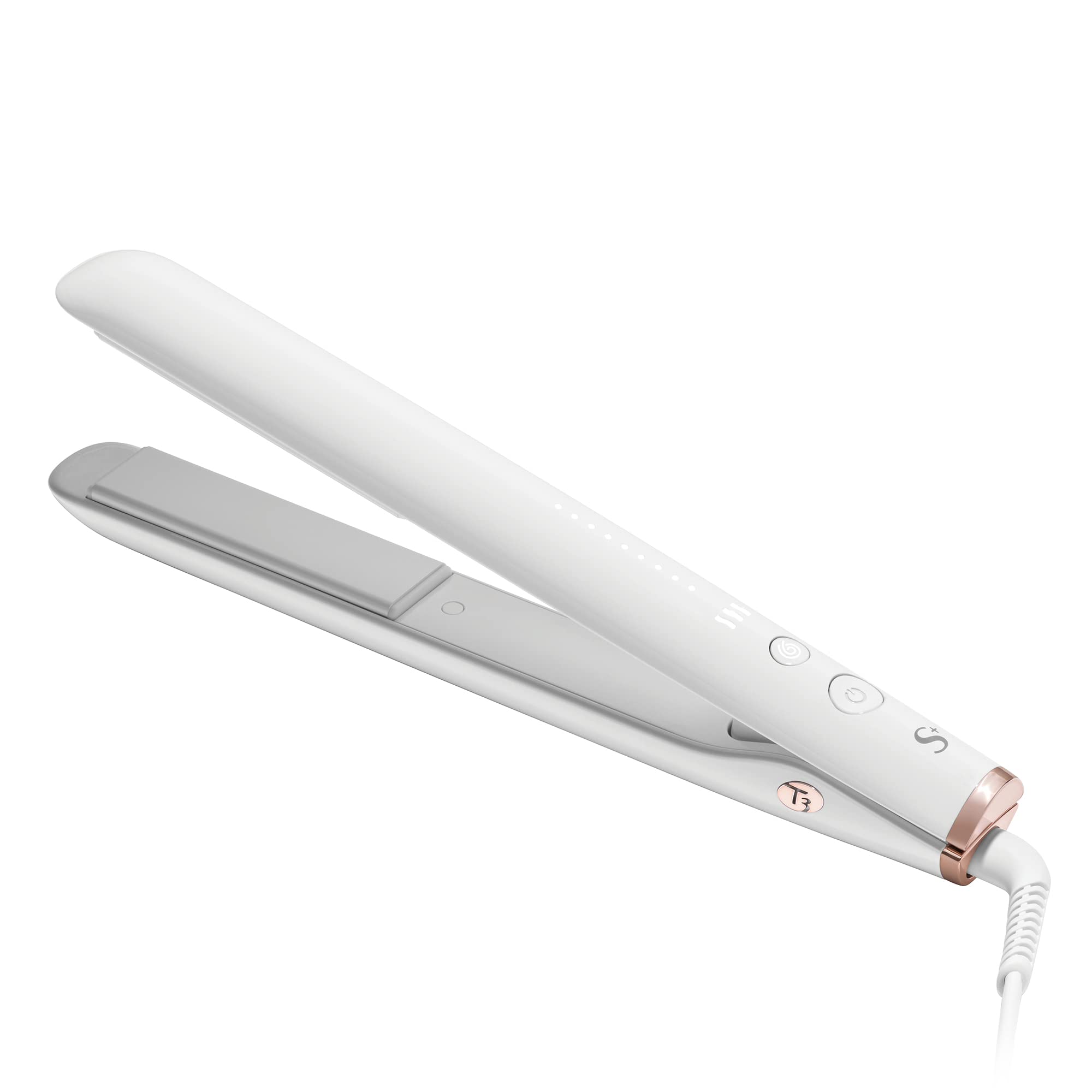 T3 SinglePass StyleMax flat iron plate close-up for smooth, glossy results