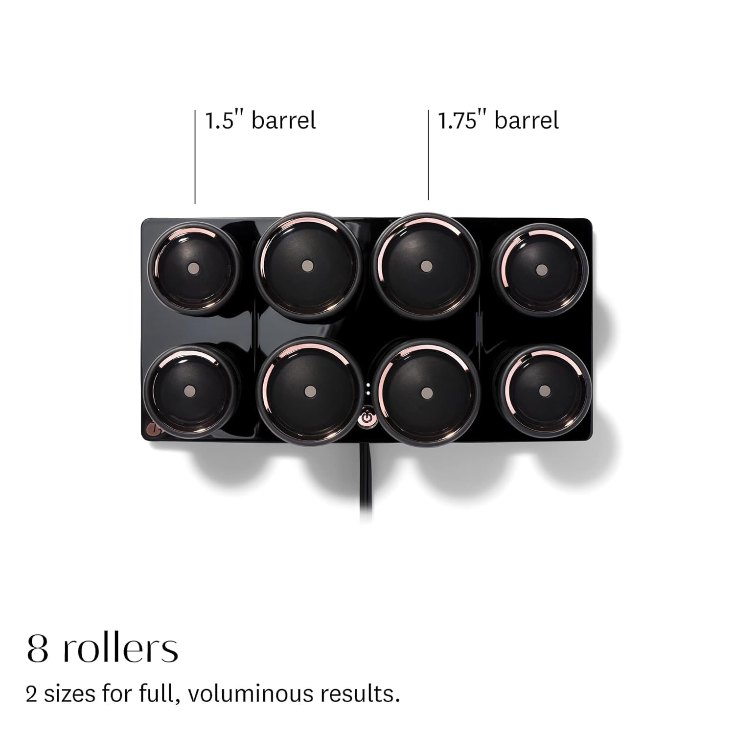 T3 Velvet flocked rollers close-up for smooth wrapping.