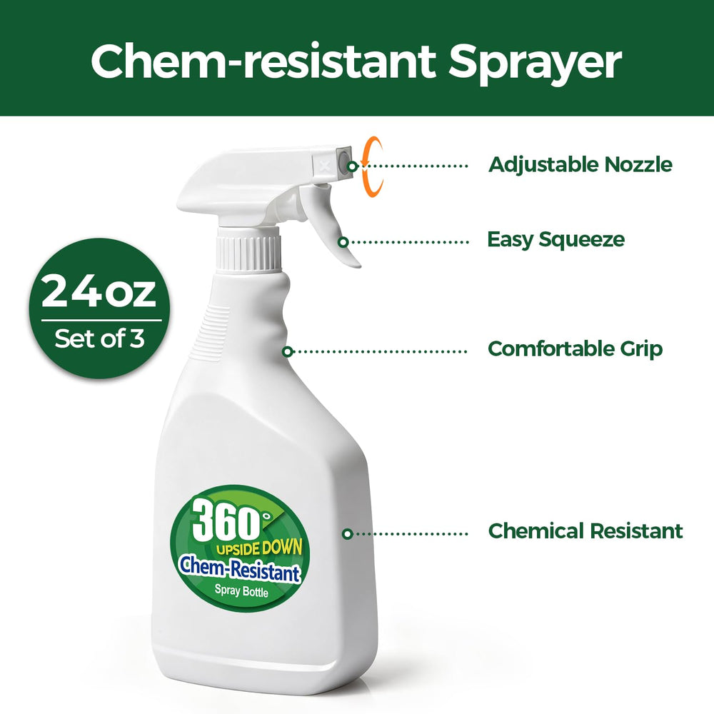 T4U 360-degree upside-down spraying bottle enabling hard-to-reach cleaning