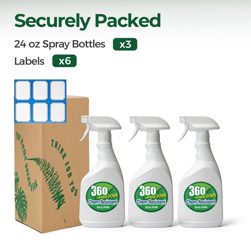 T4U 3-pack cleaning bottles for organization and reuse