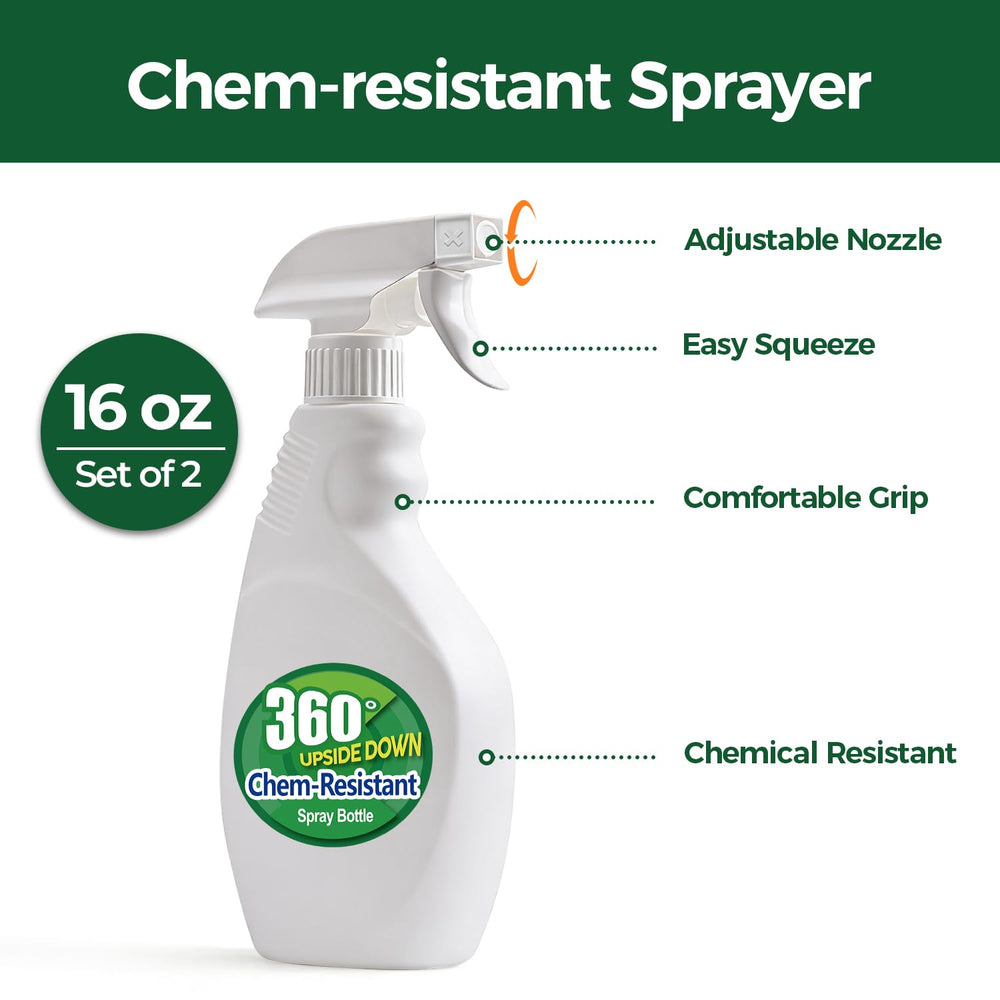 T4U chemical-resistant bottle safely holds vinegar and cleaners