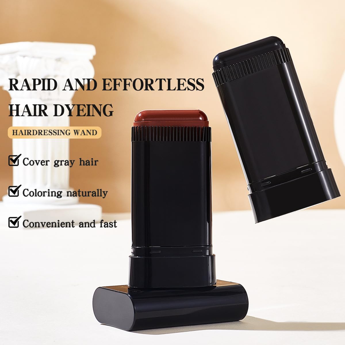 TABOUNTS paste application steps provide easy, mess-free coloring.