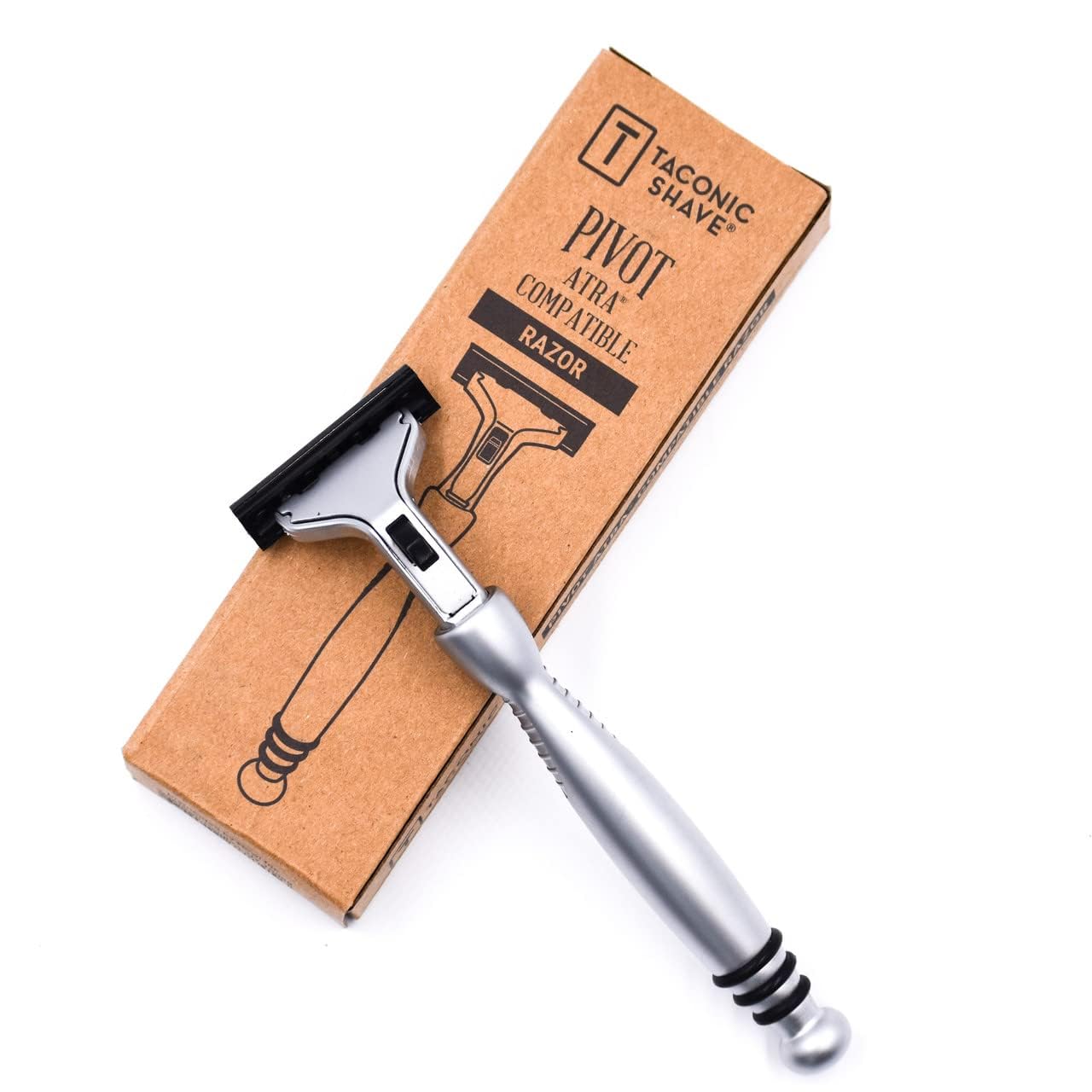 Taconic Shave chrome finish highlights durable all-metal construction.