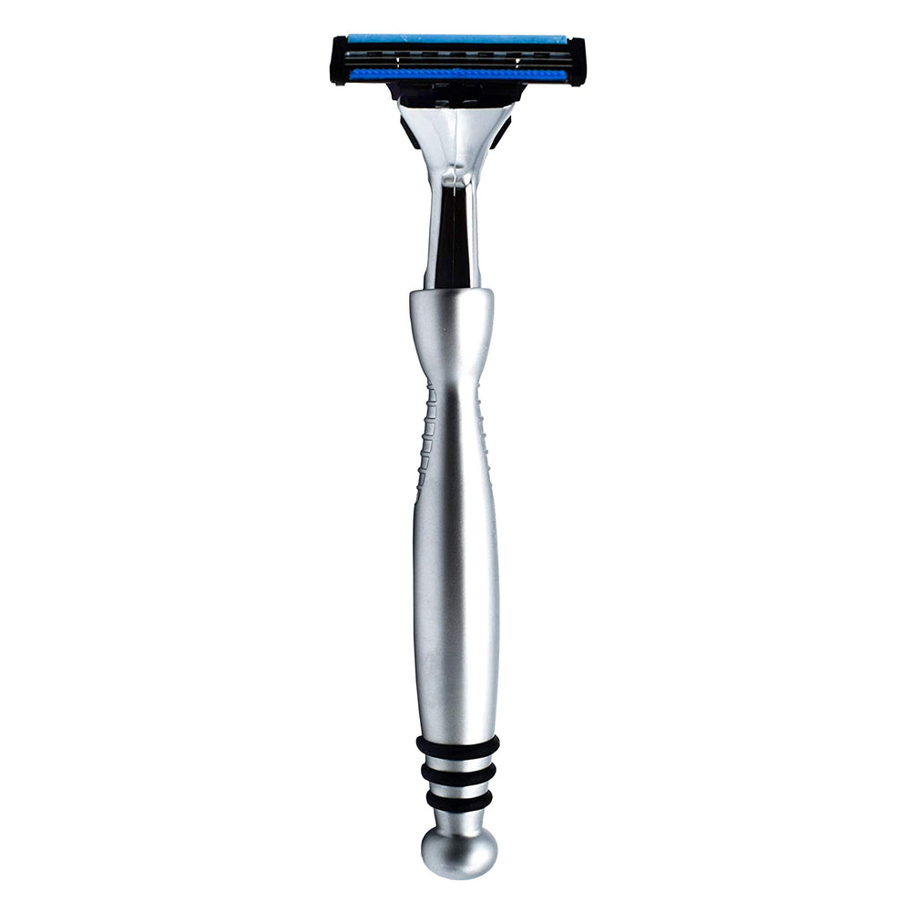 Taconic Shave textured grip handle provides secure control in wet conditions.