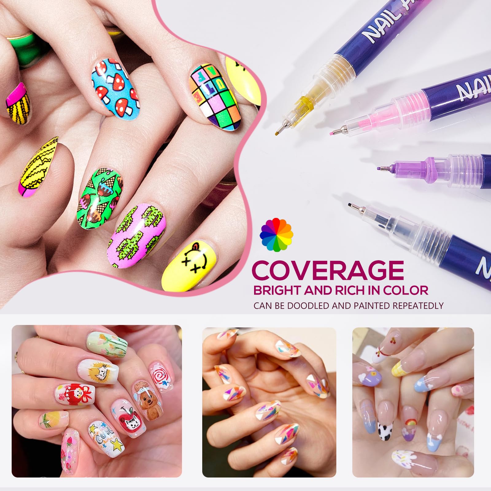 taeery nail art markers on the go for portable creativity.