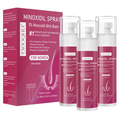 TAGOQHIA 5% Minoxidil women bottle targets thinning areas for regrowth potential.