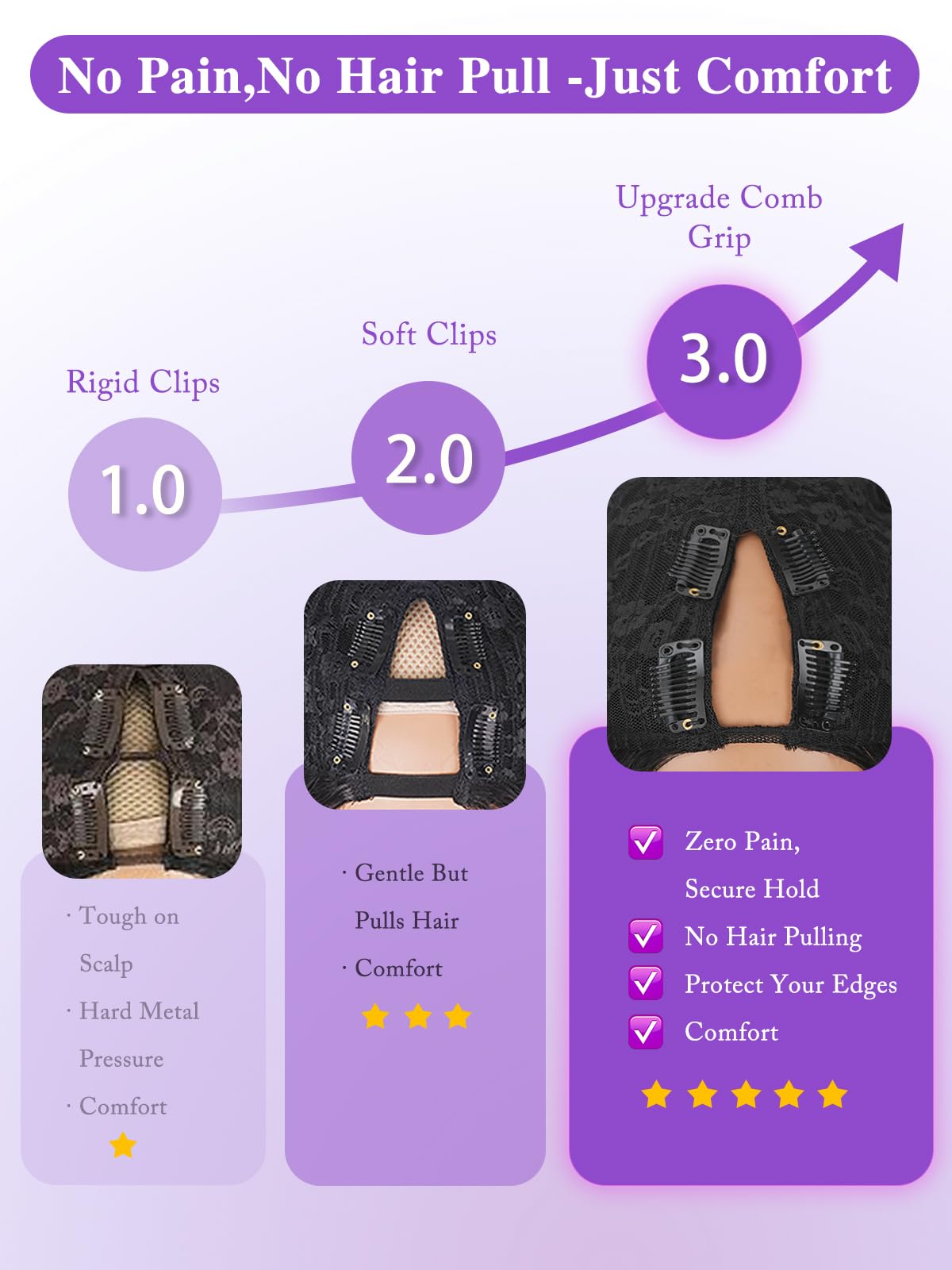 Tahikie 200 density body wave delivers full, bouncy texture.