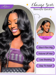 Tahikie V Line seamless edge blends with your scalp.