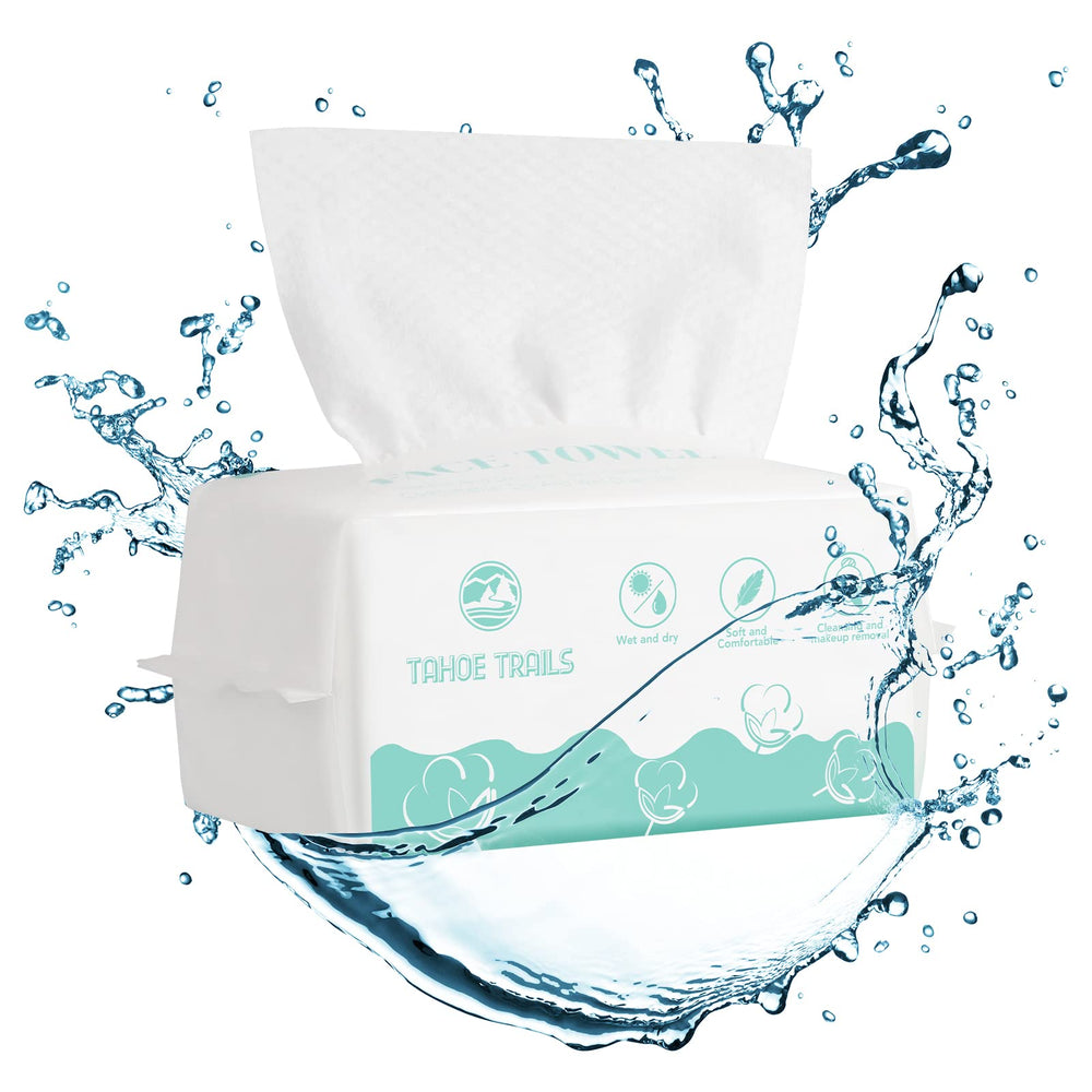 Toalla facial Tahoe Trails uso seco y húmedo para limpieza suave