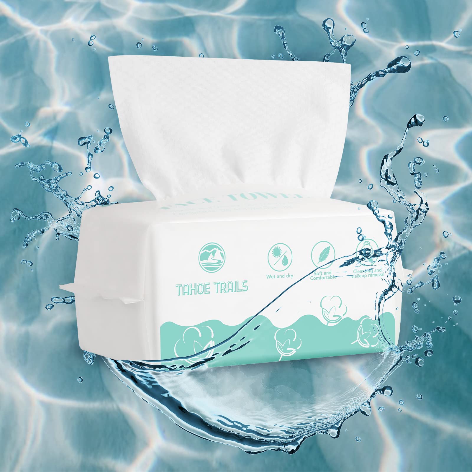 Toalla facial Tahoe Trails ideal para viajes y retoques en la marcha