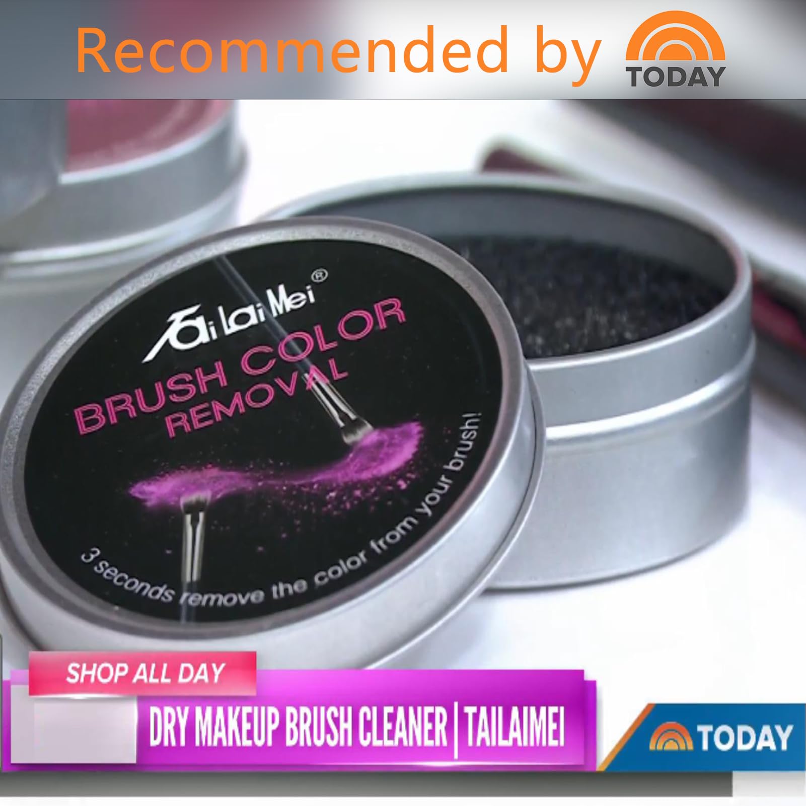 TailaiMei sponge dual-side design enables reuse with fast pigment switching.