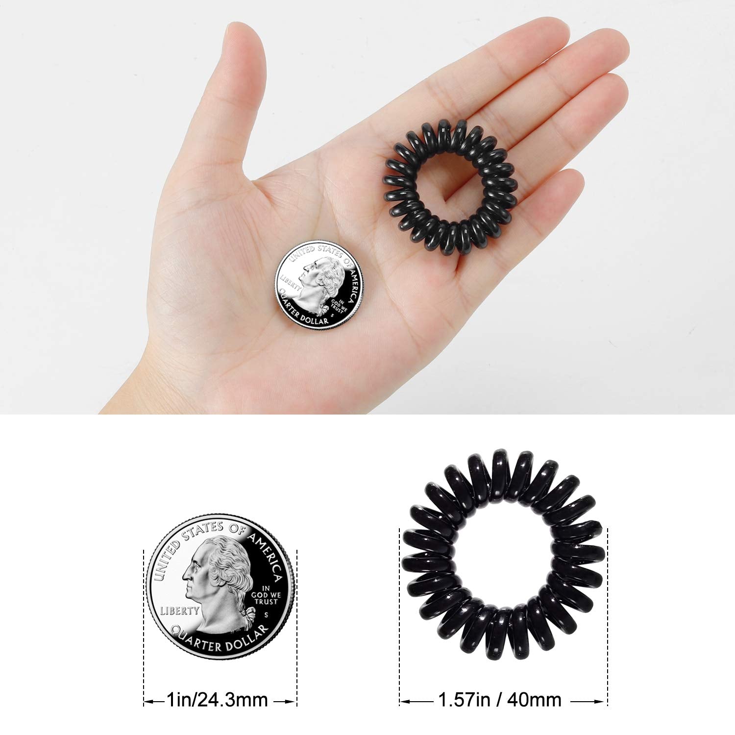 TailaiMei elastico para cabello, liviano y cómodo para peinados.