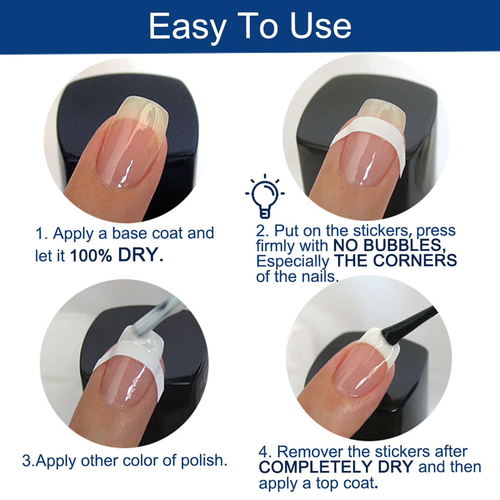 TailaiMei vinyl nail art stickers are non-toxic and durable for DIY nails