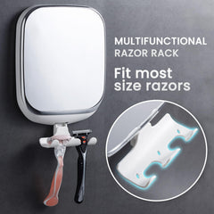 TAILI acrylic fogproof design resists steam for quick morning grooming.