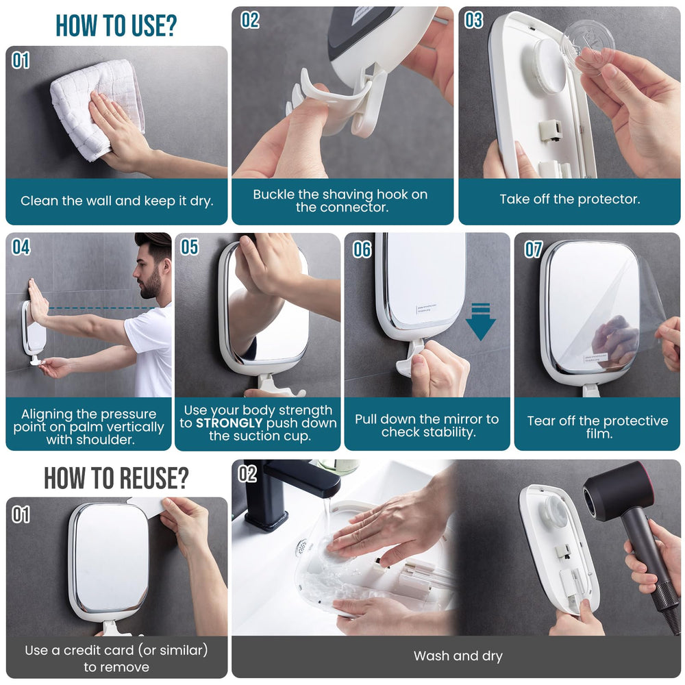 TAILI removable mount leaves no wall residue and supports up to 5 kg.
