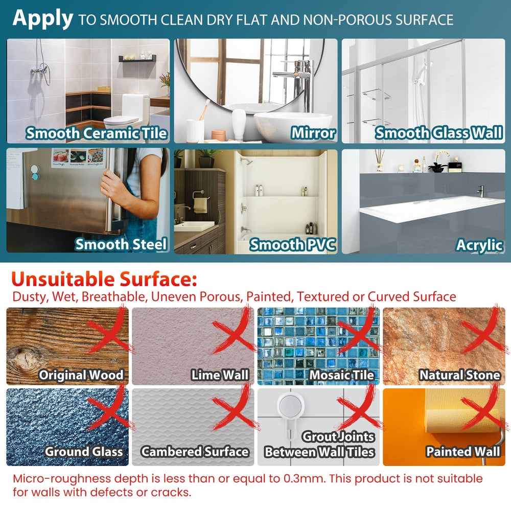 Taili shatterproof acrylic mirror stays safe around kids and pets.