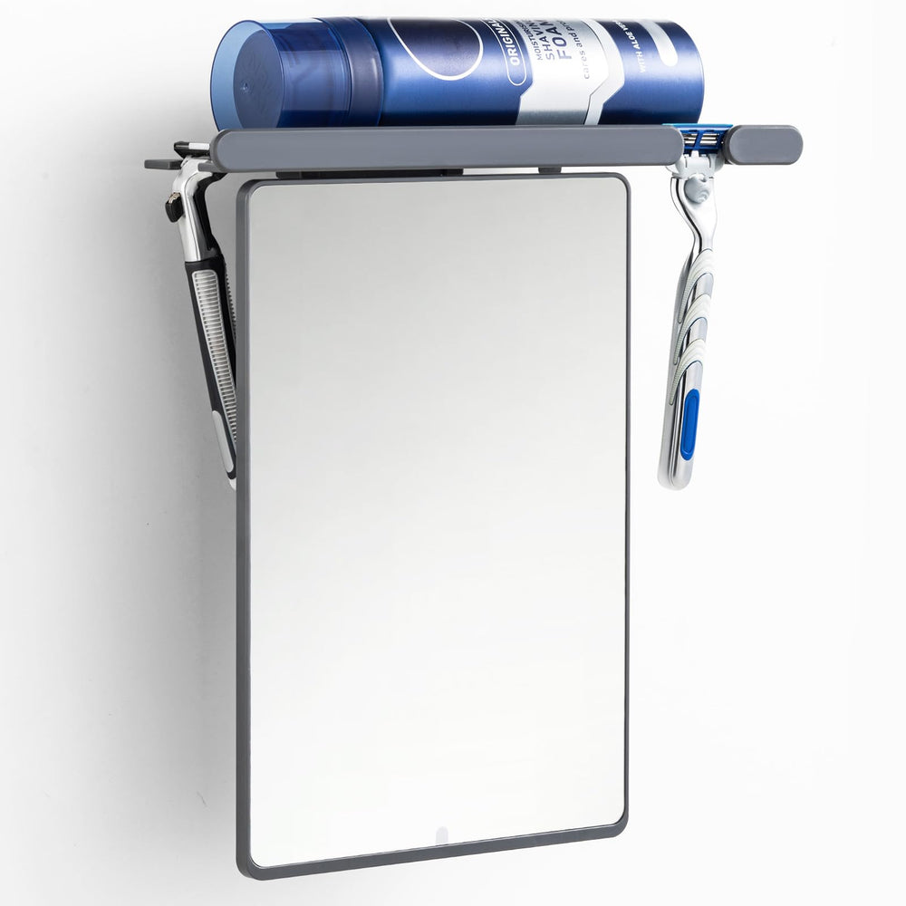TAILI shower mirror anti fog on wall for clear shaving