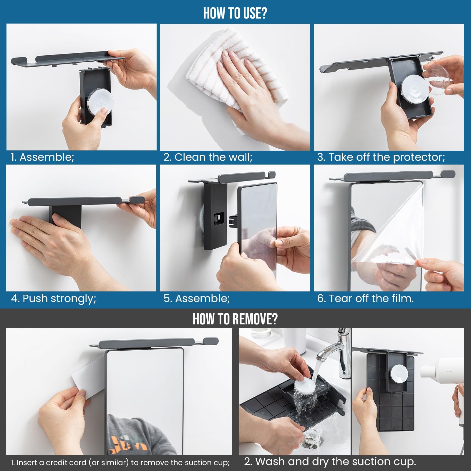 TAILI shatterproof acrylic surface stays durable in shower