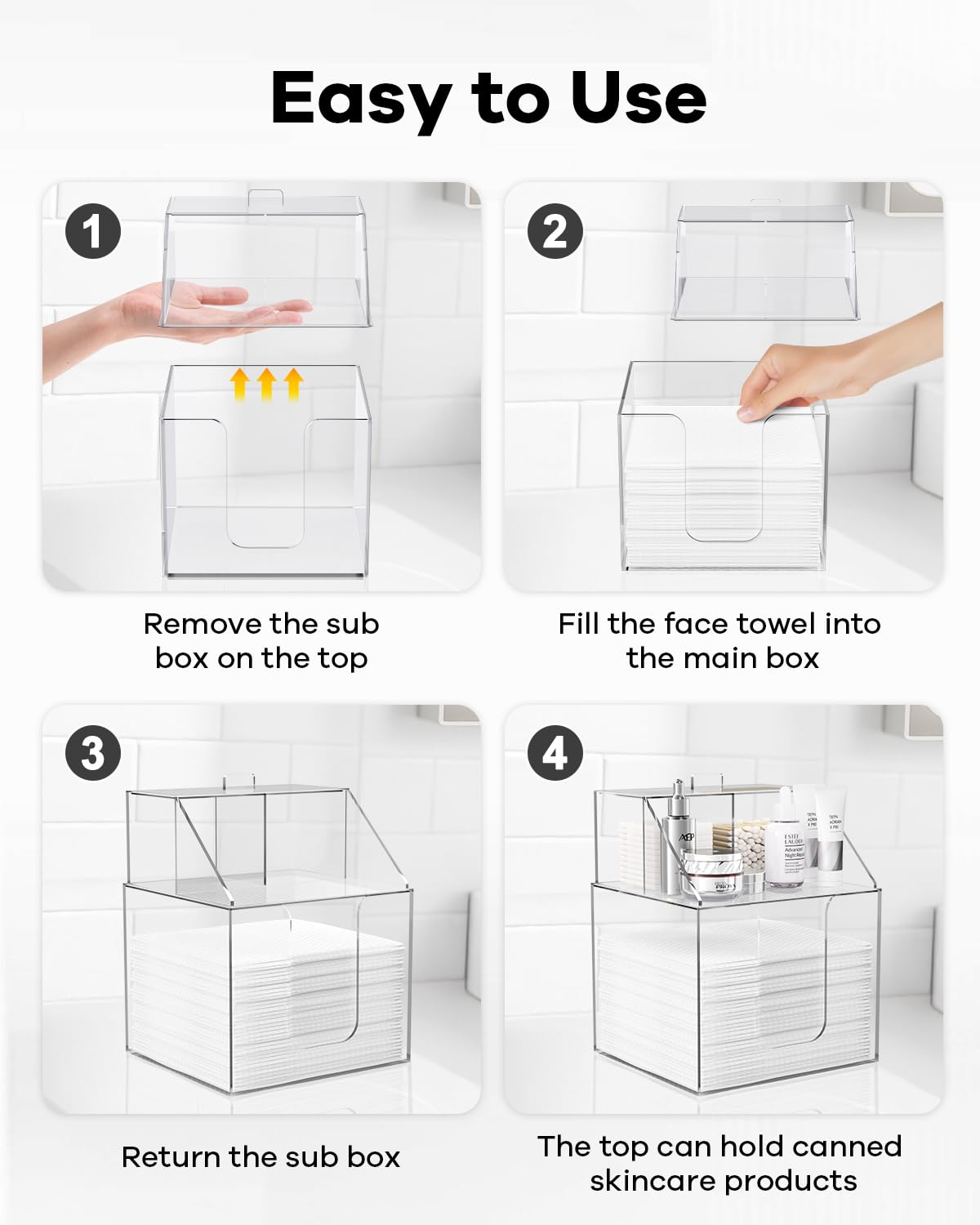 TAINESS four-color options match your bathroom style