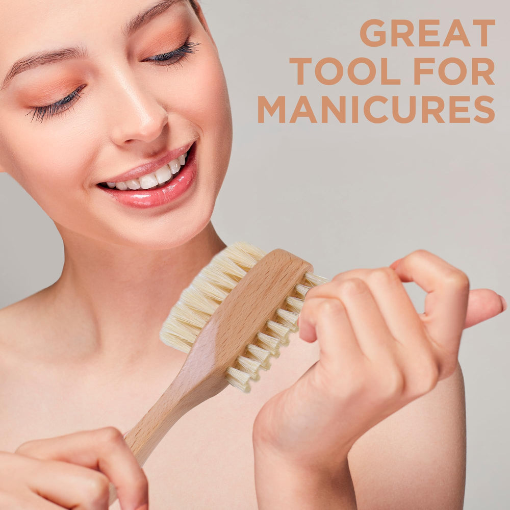 Takavu nail brush bristle options offer soft and firm cleaning choices.