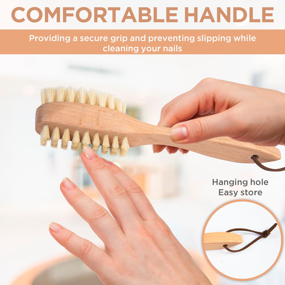 Takavu nail brush designed for manicures and nail care routines.