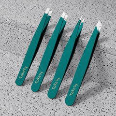 Takesy 420 stainless steel tweezers for durable brow shaping