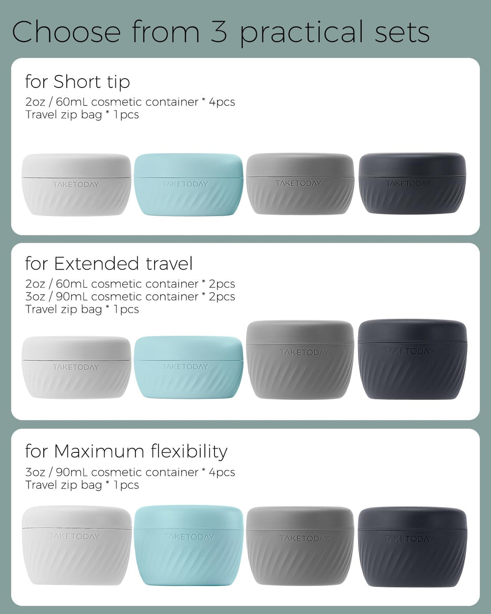 Multipurpose use for thick creams, lotions, serums, or pills.