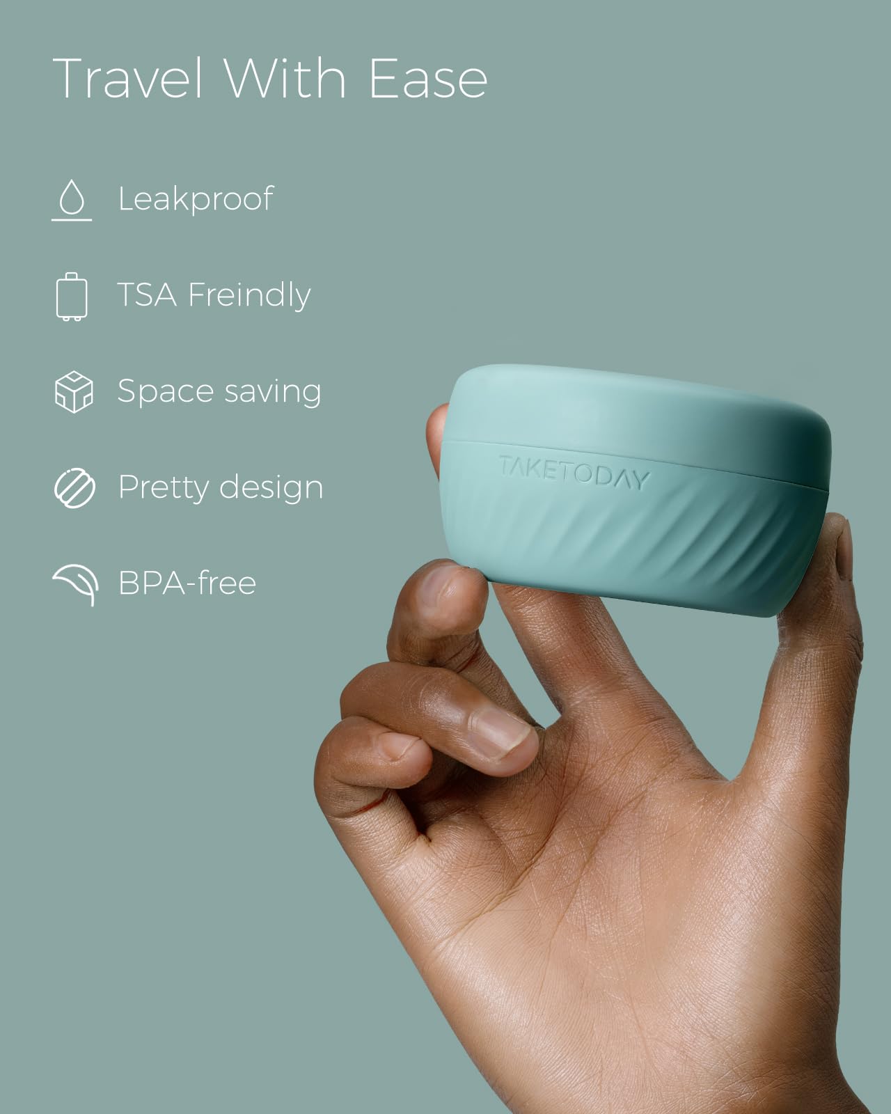 Taketoday leak-proof travel jar demonstrates reliable seal during flights.