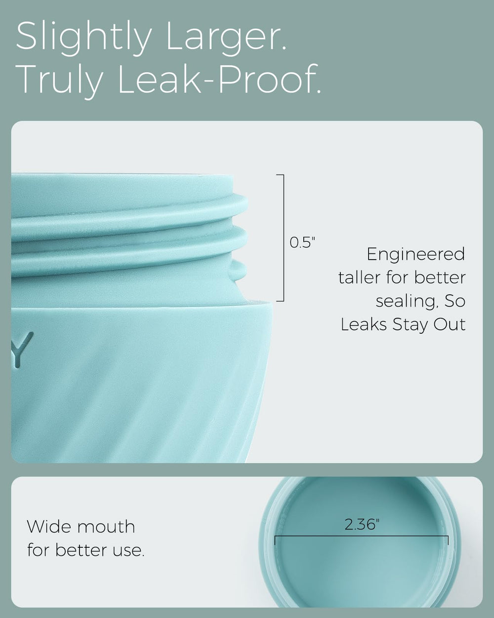 Premium silicone BPA-free material safe for skincare and cosmetics.