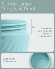 Premium silicone BPA-free material safe for skincare and cosmetics.
