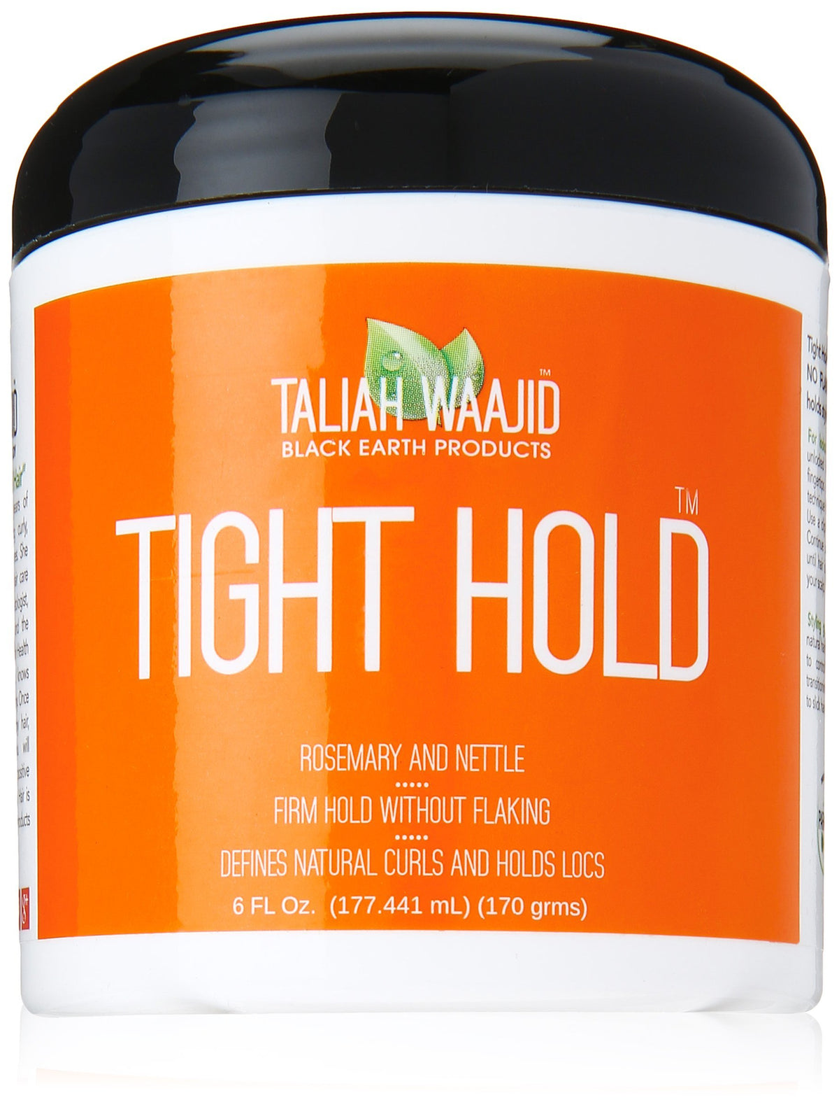 Taliah Waajid Black Earth Tight Hold bottle for strong, frizz-free styles.