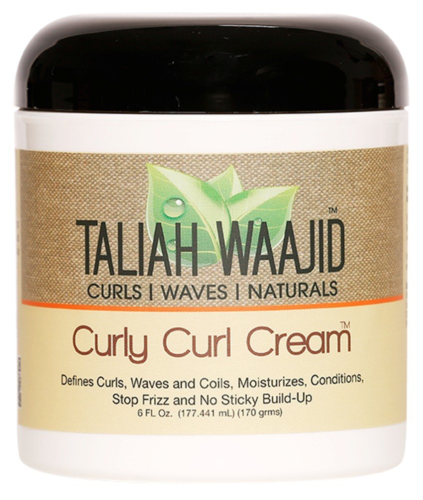 Taliah Waajid Curly Curl Cream defines curls and reduces frizz for all textures.