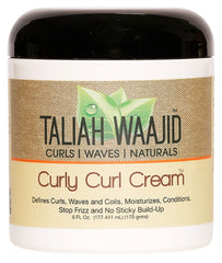 Taliah Waajid Curly Curl Cream defines curls and reduces frizz for all textures.