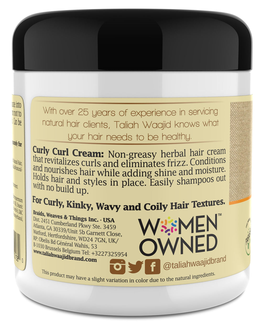 Aplicación en cabello mojado con Curly Curl Cream para rizos definidos.