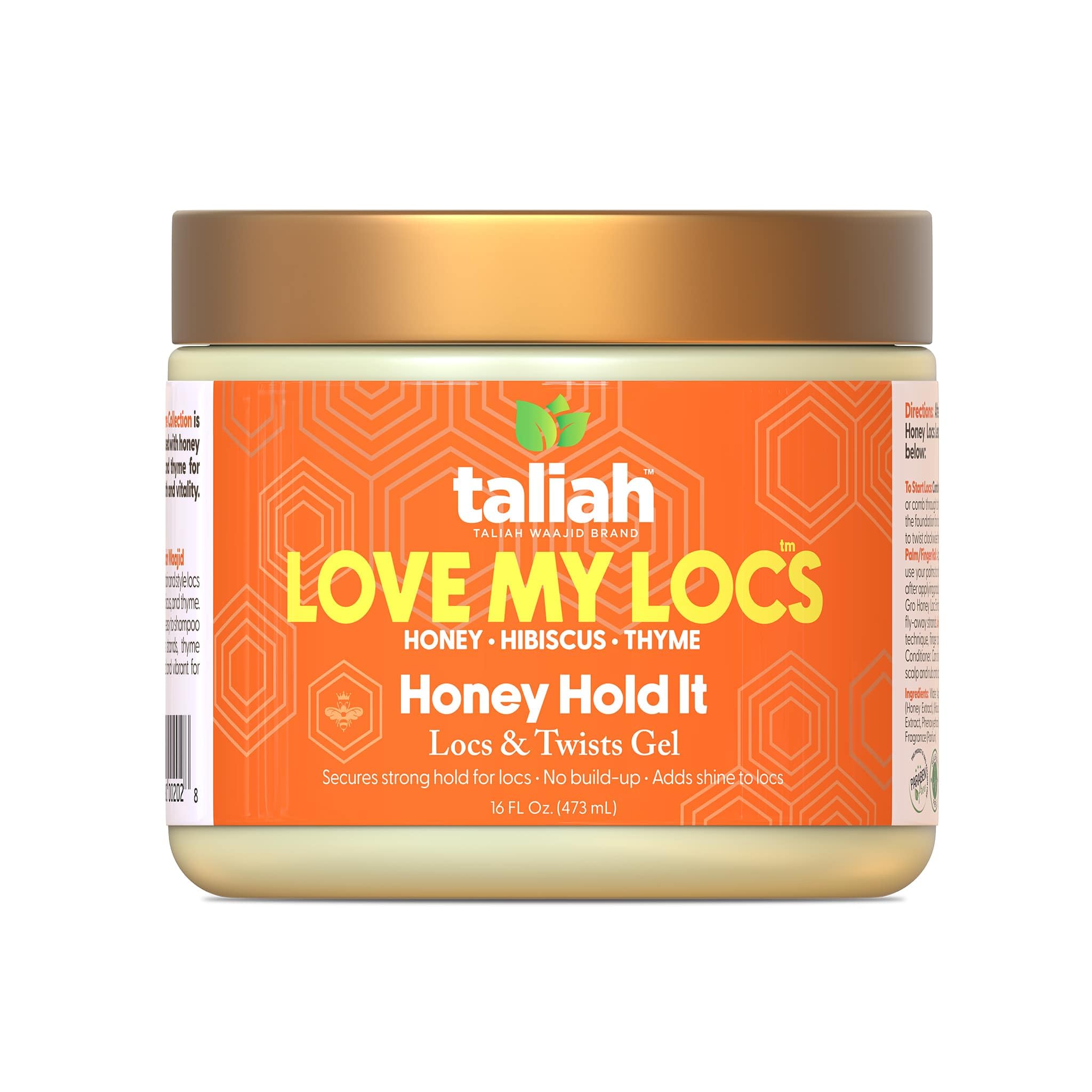 Taliah Waajid Love My Locs Gel, bote, hidratación suave para locs