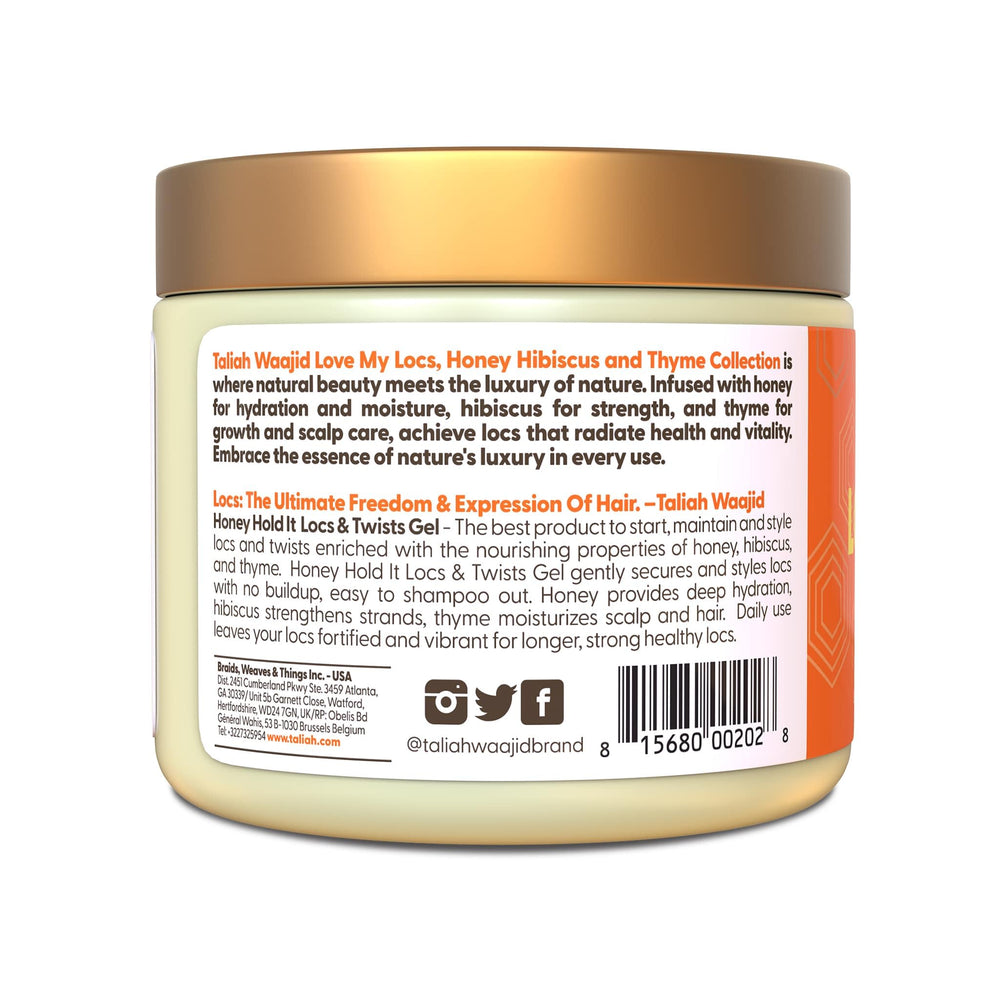 Taliah Waajid Love My Locs Gel, brillo natural en cabello texturizado