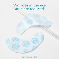 Talika Eye Therapy Patch closeup showing reduced puffiness and brighter eyes