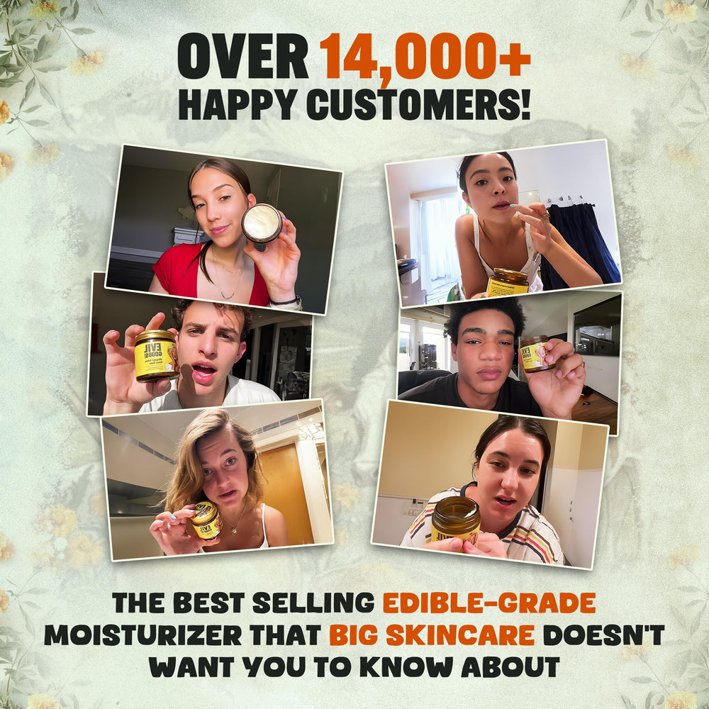 Tallow Body Balm application on face demonstrates multi-use moisture.