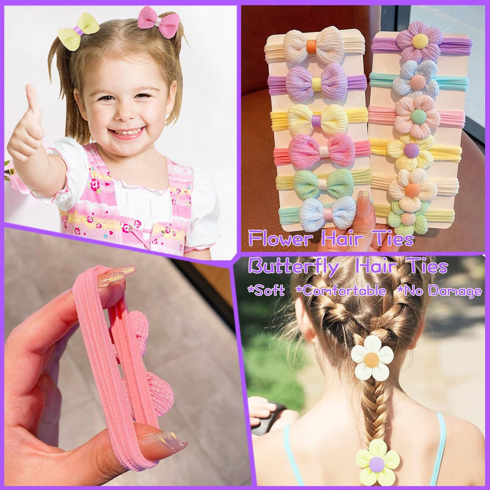 Tallsocne accesorios para cabello de niñas, variedad para combinar estilos