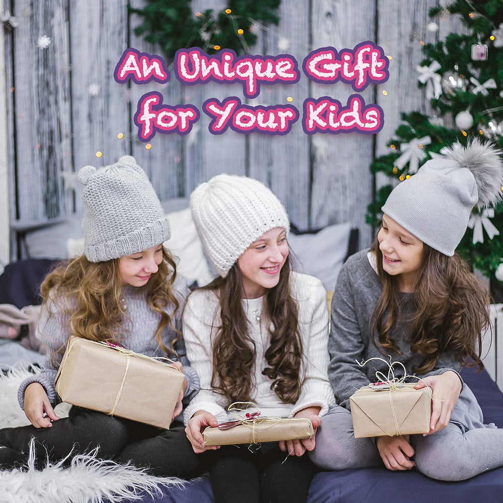 TALLSOCNE Hair Chalk multicolor lets kids mix shades for rainbow styles.