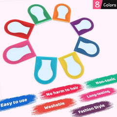 TALLSOCNE Hair Chalk pink adds playful color accents for kids.
