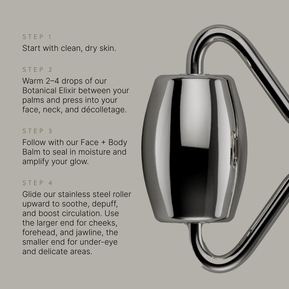 TALOVA neck-sculpting roller targets neckline for firmer appearance.
