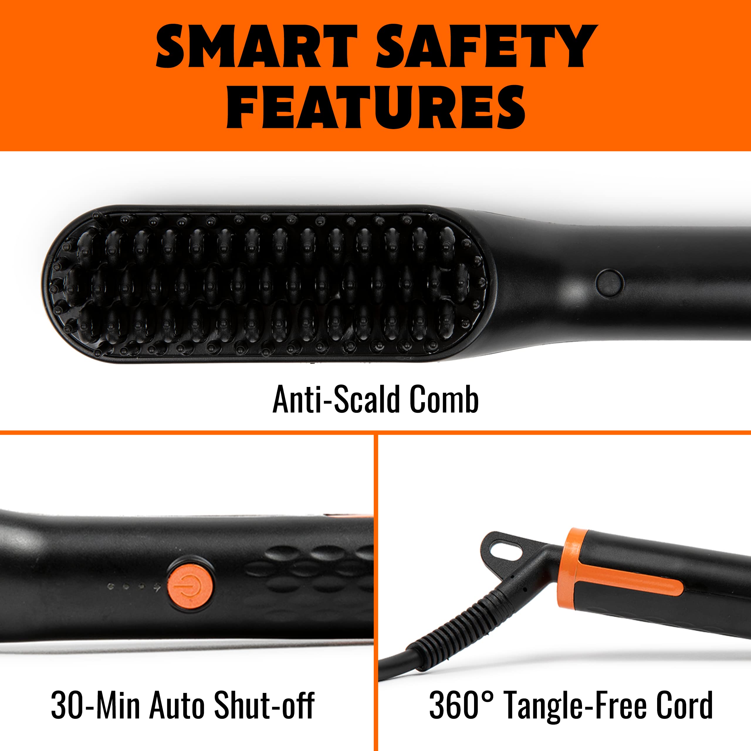 TAME THE WILD anti-scald safety feature protects the skin during use