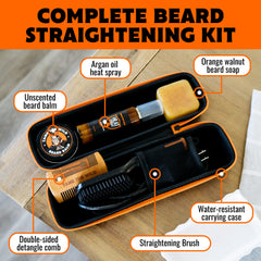 TAME THE WILD beard straightener comb for precise shaping.