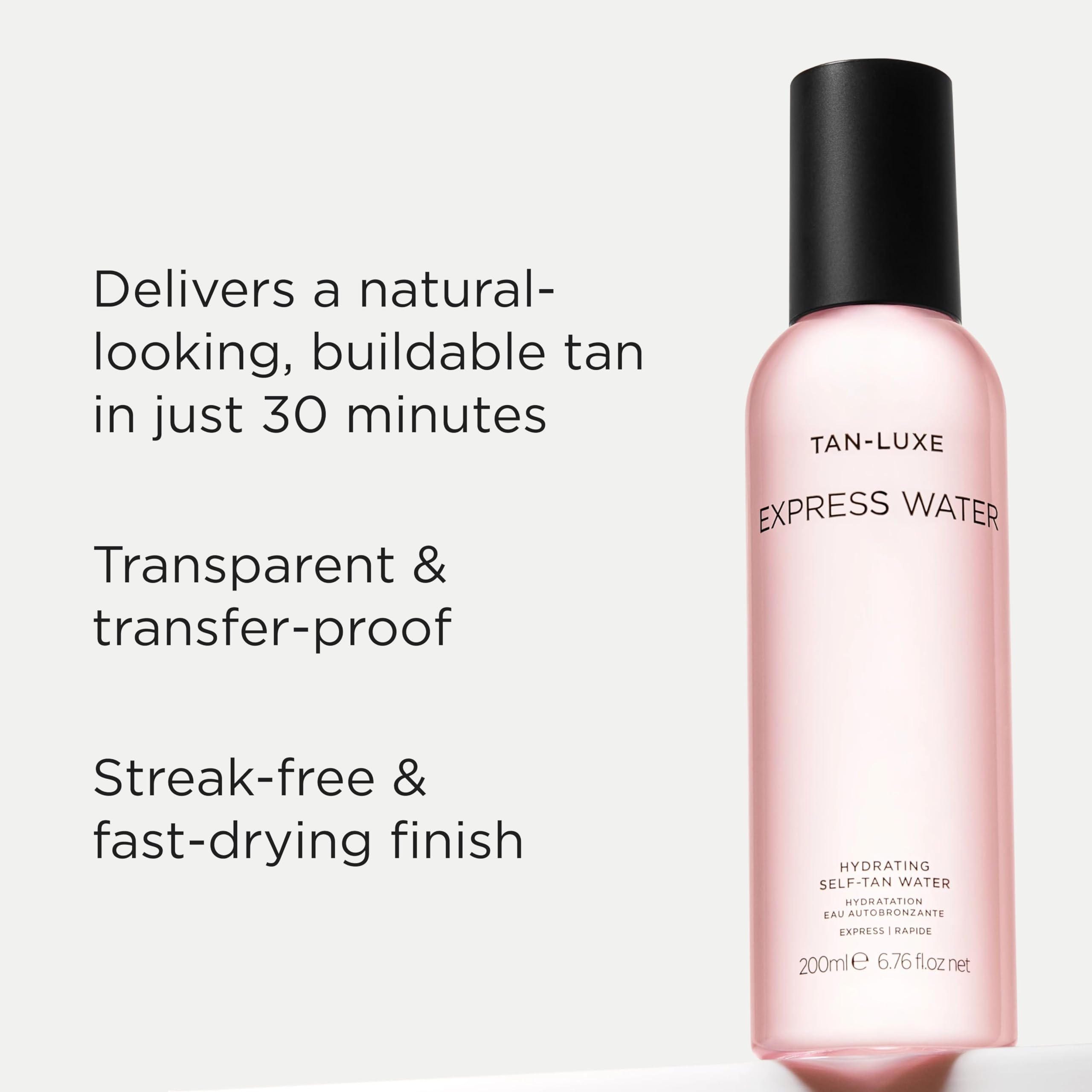 Tan-Luxe Express Water facial tint for seamless skin tone