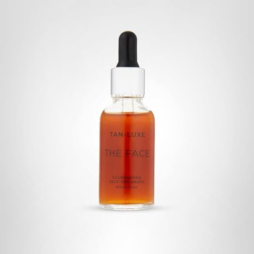 Tan-Luxe The Face ingredients list highlighting organic tanning actives
