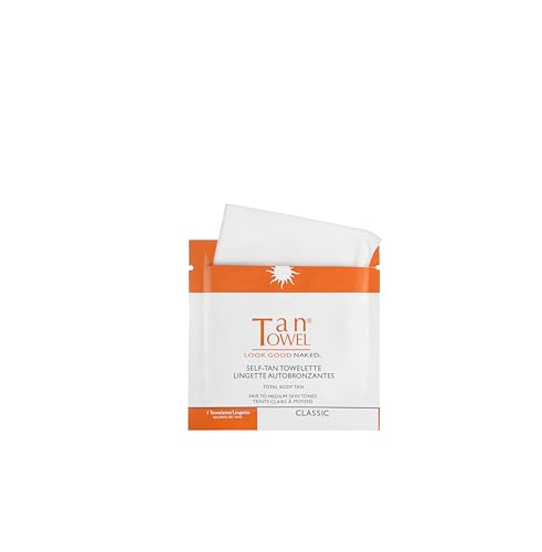 Aplicación uniforme con Tan Towel Full Body Classic para un bronceado parejo