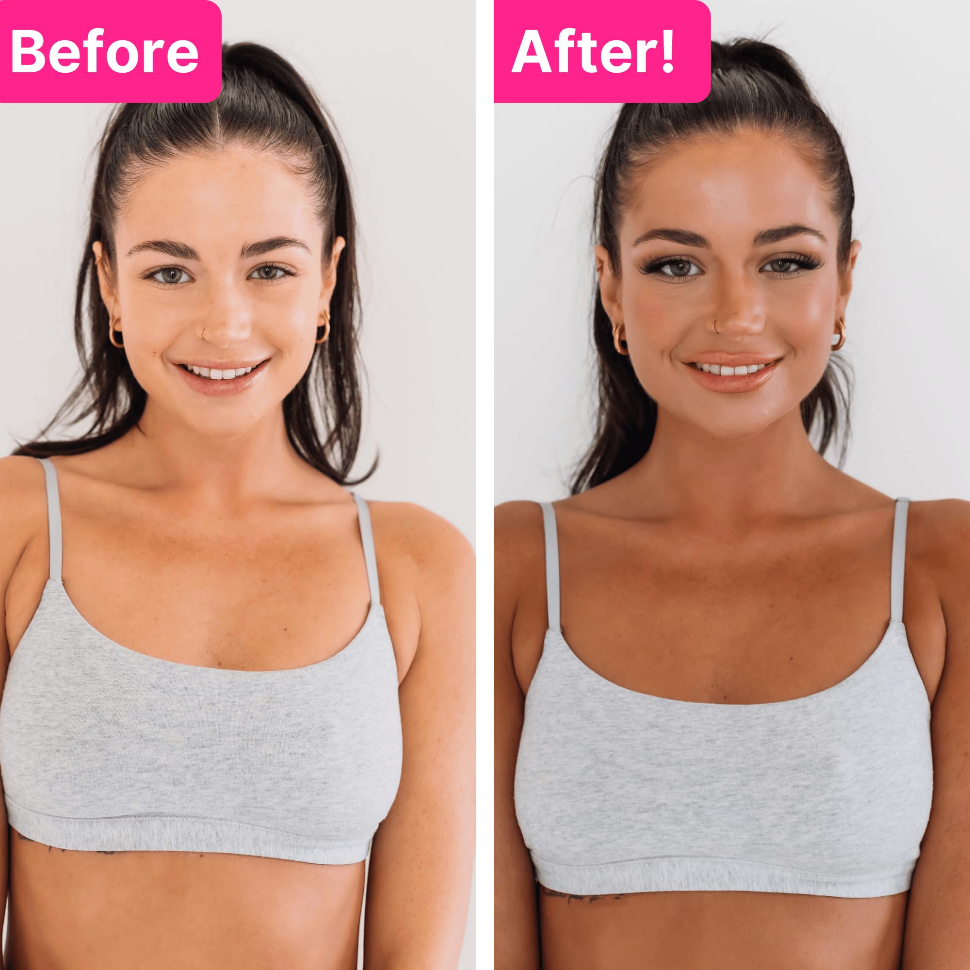Color natural y duradero con el autobronceador facial de Tanceuticals.