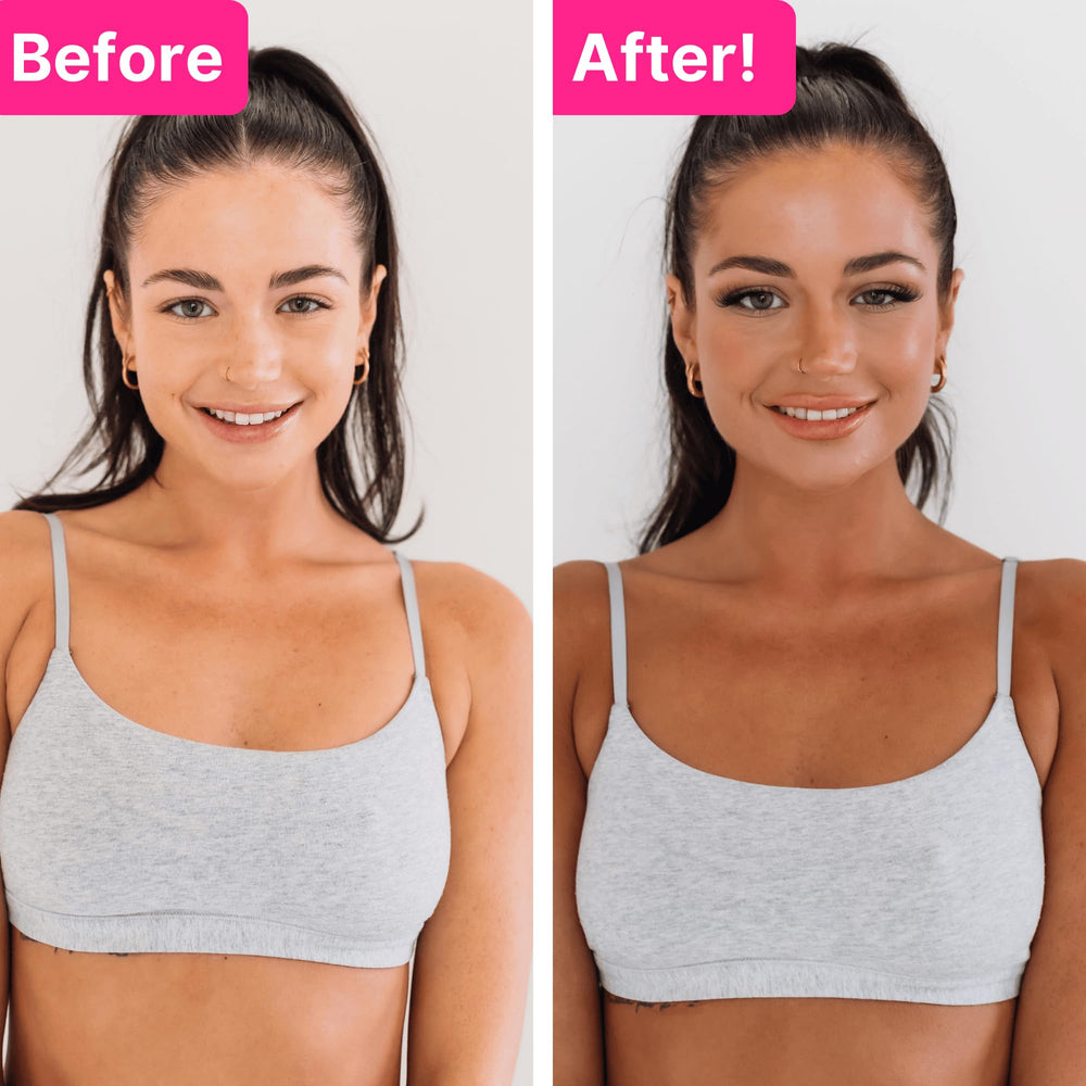 Color natural y duradero con el autobronceador facial de Tanceuticals.